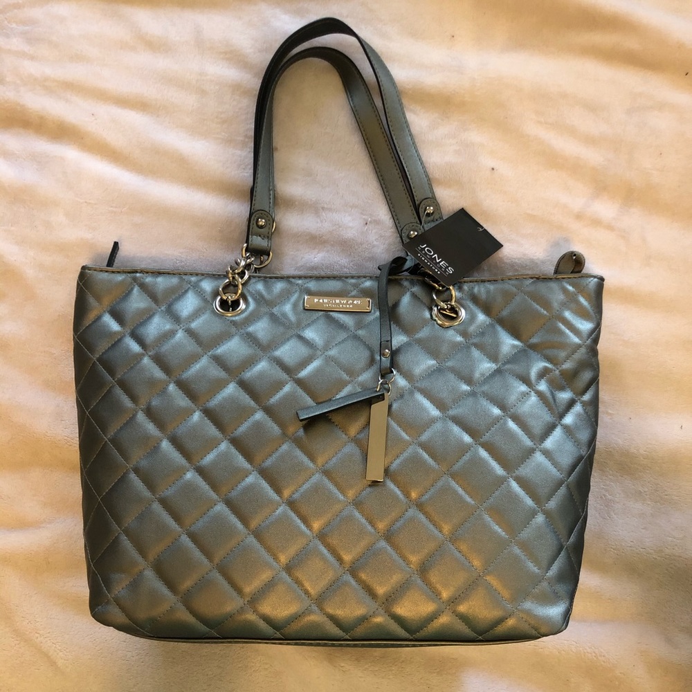 Silver Jones New York purse